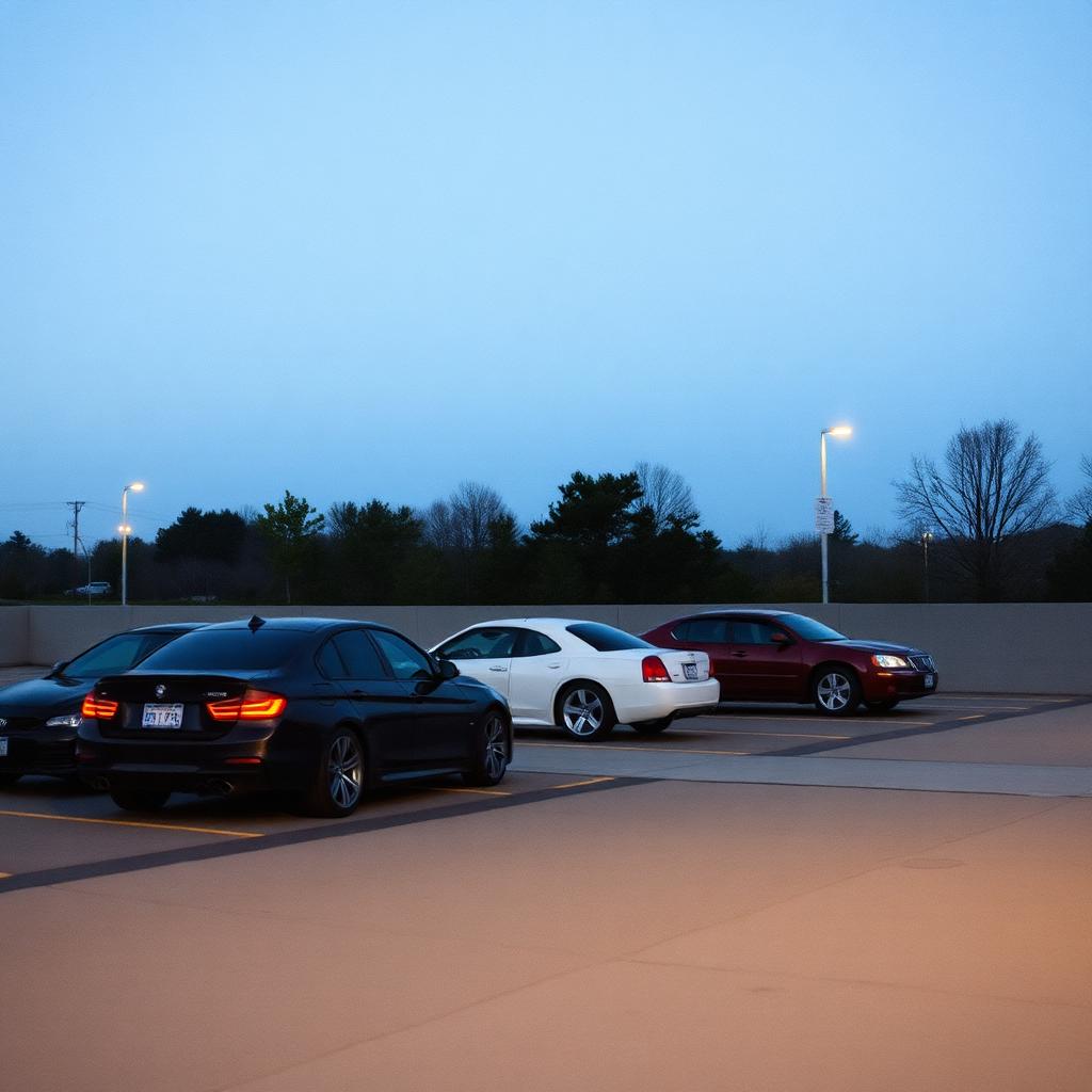Parking lot damage