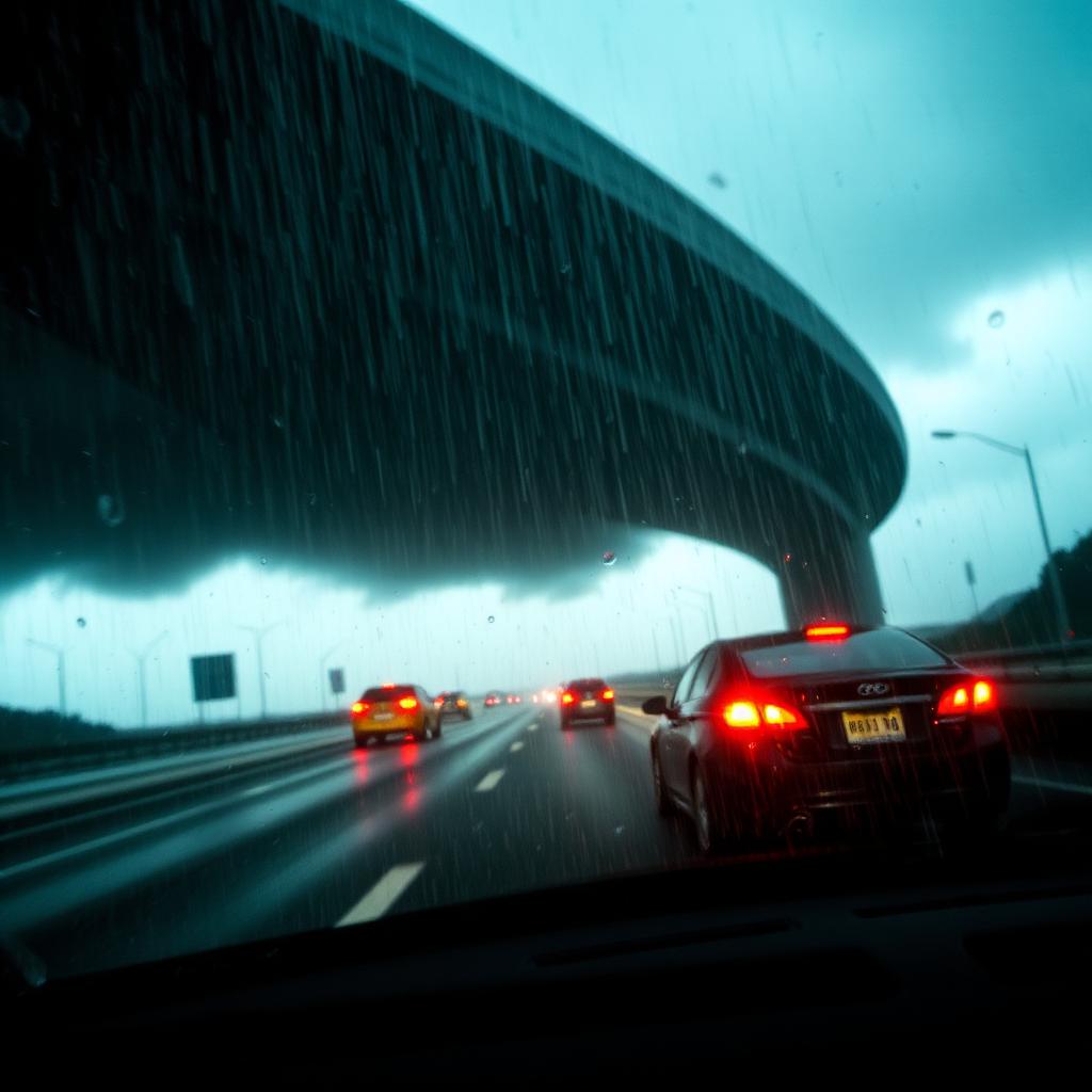 Severe weather driving